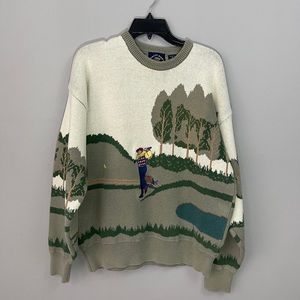 Gant Salty Dog - Vintage Embroidered Golf Sweater